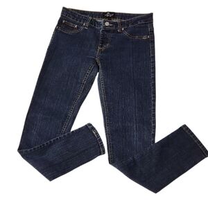 Daily Jeans 5-pocket Dark Denim Pull-on Jegging Jeans (7)